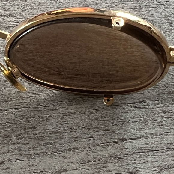 Emporio Armani Vintage Glasses W/Rx Lenses Gold Tortoise - Picture 5 of 7